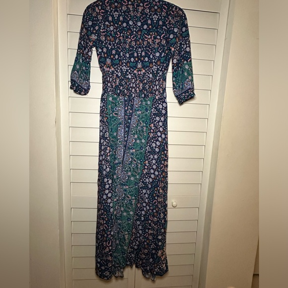 JAASE Boho Floral Button Down Maxi Dress S Beautiful!!! - Picture 9 of 11